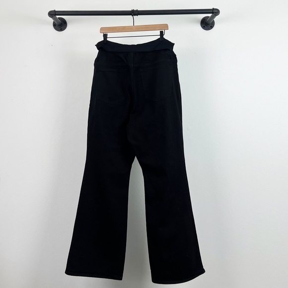 NWT Old Navy Maternity Full Panel Flare Jeans Black - Picture 6 of 8
